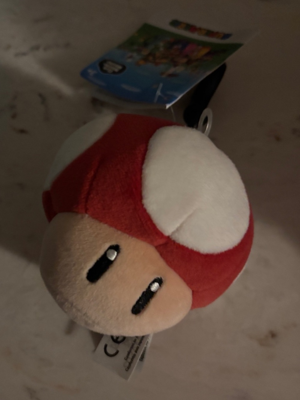 Nintendo Club Mocchi Mocchi mushroom plush keychain NWT
